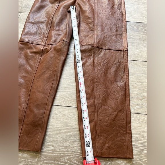 Brown leather jumpsuit Veronica Beard - Picture 3 of 14